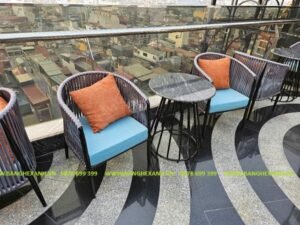 Bàn Ghế Ban Công Dây Rope TL308