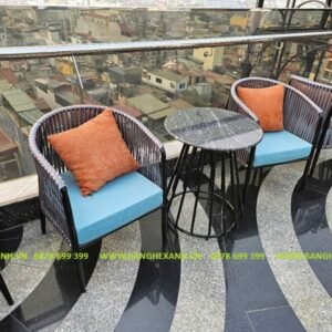 Bàn Ghế Ban Công Dây Rope TL308