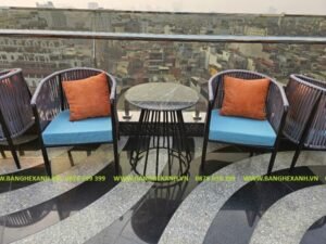 Bàn Ghế Ban Công Dây Rope TL308