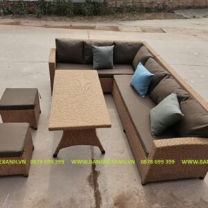 Bàn Ghế Sofa Mây Nhựa TL144