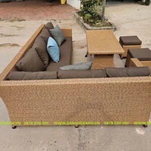 Bàn Ghế Sofa Mây Nhựa TL144