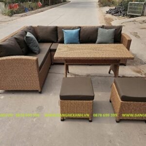 Bàn Ghế Sofa Mây Nhựa TL144