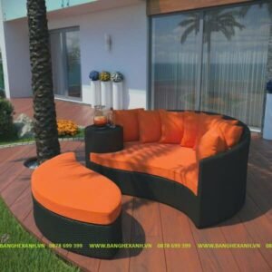 Bàn Ghế Sofa Mây Nhựa TL379
