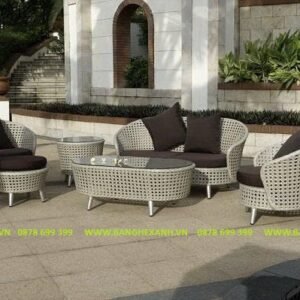Bộ Sofa Cafe Mây Nhựa TL128