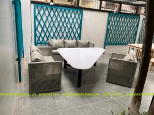 Bộ Sofa Mây Nhựa Cao Cấp TL334