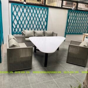 Bộ Sofa Mây Nhựa Cao Cấp TL334