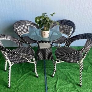 Ghế Cafe Mây Nhựa Giá Rẻ TL663