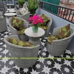 Ghế Mây Nhựa Ngoài Trời TL129