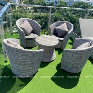 Ghế Mây Nhựa Ngoài Trời TL129