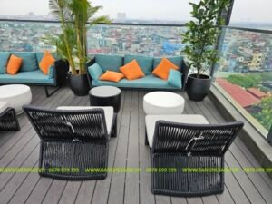Ghế Mây Nhựa Ngoài Trời TL335