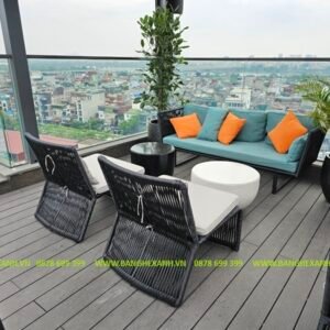 Ghế Mây Nhựa Ngoài Trời TL335