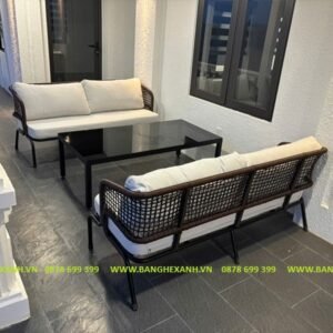 Sofa Mây Nhựa Cao Cấp Ngoài Trời TL614