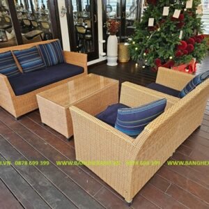 Sofa Mây Nhựa Ngoài Trời TL122