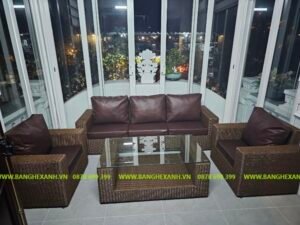 Sofa Mây Nhựa Phòng Khách TL135