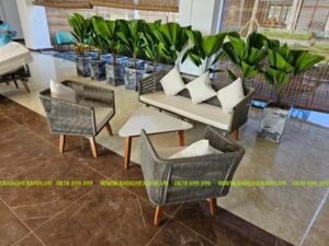 Sofa Ngoài Trời Đan Dây Rope TL146