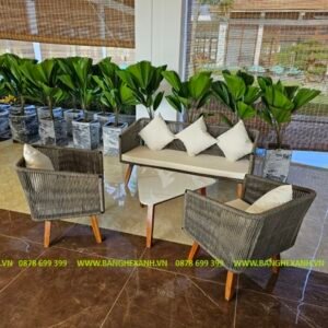 Sofa Ngoài Trời Đan Dây Rope TL146