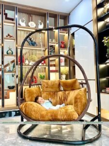 Xích Đu Mây Nhựa Ngoài Trời TL1108
