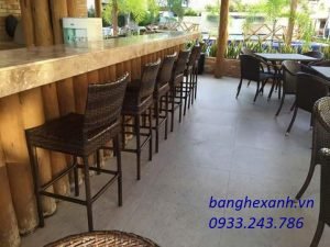Ghế Bar Cafe Mây Nhựa TL801
