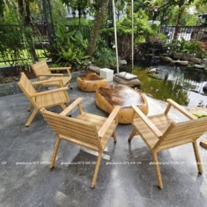 Ghế Mây Nhựa Cao Cấp Ngoài Trời TL611