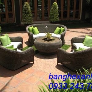 Sofa Mây Nhựa Cao Cấp Ngoài Trời TL3A29