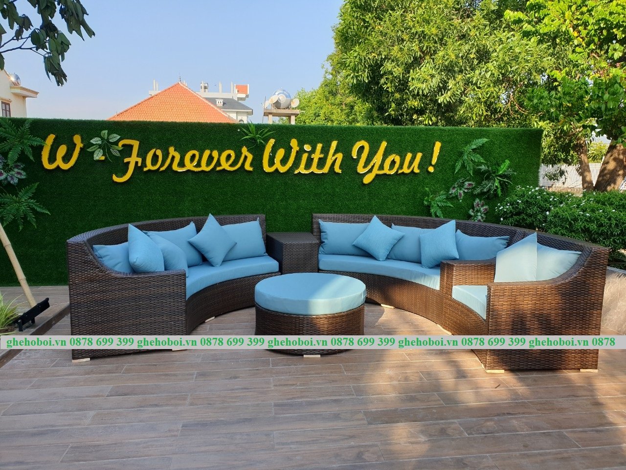 Sofa Quây Tròn Bán Nguyệt
