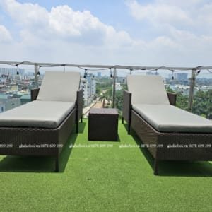 Ghế Bể Bơi Mây Nhựa TL1B19