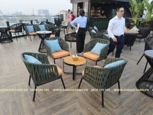 Bàn Ghế Dây Dù Ngoài Trời TL255