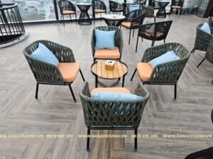 Bàn Ghế Dây Dù Ngoài Trời TL255