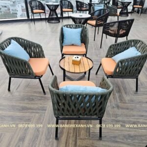 Bàn Ghế Dây Dù Ngoài Trời TL255