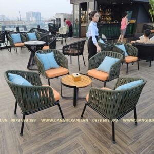 Bàn Ghế Dây Dù Ngoài Trời TL255