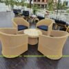 Bộ Bàn Ghế Mây Nhựa Ngoài Trời TL683