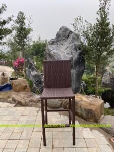 Ghế Quầy Bar Mây Nhựa