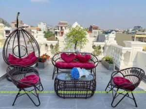 Combo Bộ Bàn Ghế - Xích Đu TL2838