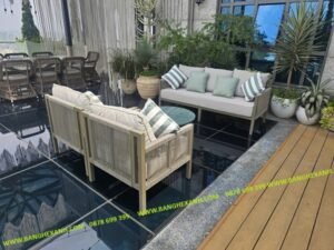 Sofa Cao Cấp Ngoài Trời Đan Dây Rope TL2307