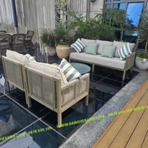 Sofa Cao Cấp Ngoài Trời Đan Dây Rope TL2307