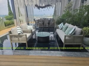 Sofa Cao Cấp Ngoài Trời Đan Dây Rope TL2307